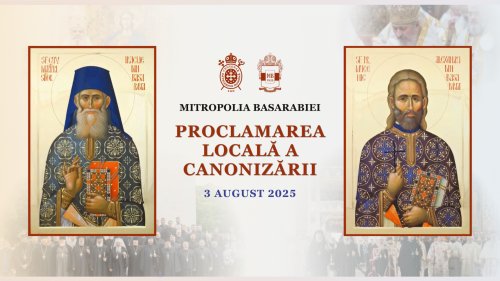 Proclamarea locală a canonizării Sfinţilor Iraclie şi Alexandru din Basarabia