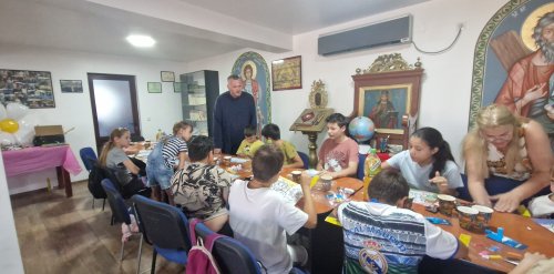 Atelier creativ la o parohie din Bărăgan