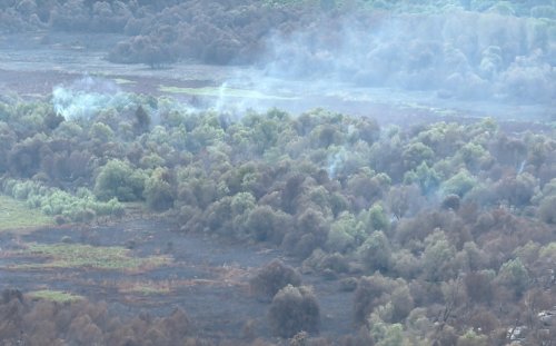 Incendiu pe brațul Chilia