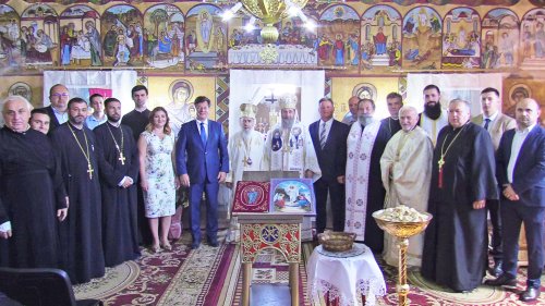 Binecuvântare de lucrări în Parohia Chelmac din județul Arad