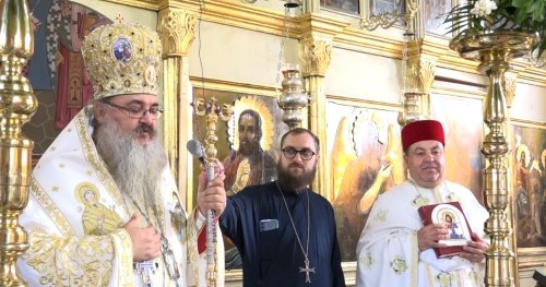 Popas de rugăciune la o biserică din județul Giurgiu