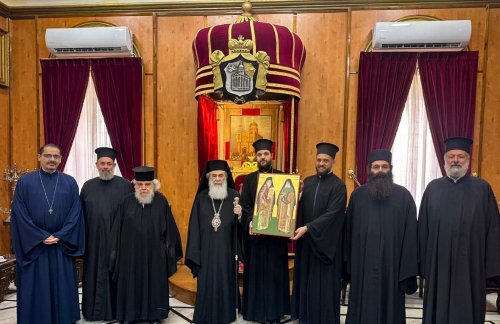 Delegația Patriarhiei Române, primită de Patriarhul Ierusalimului
