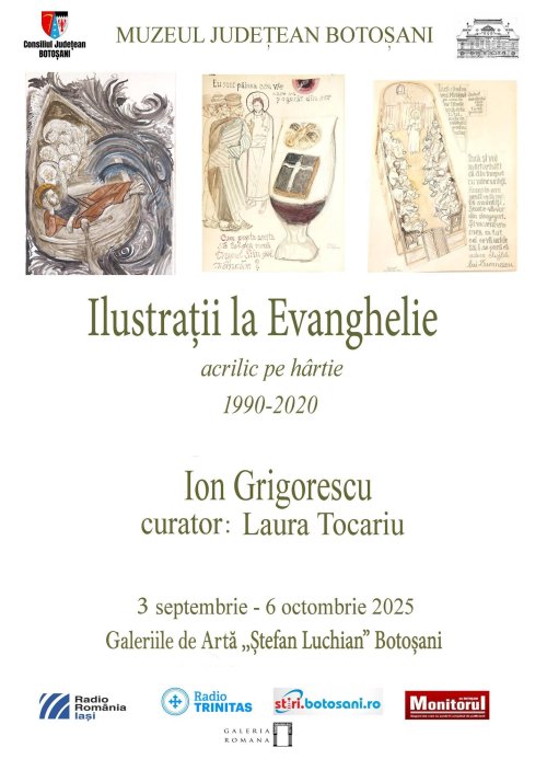 Expoziția „Ilustrații la Evanghelie”, la Botoșani