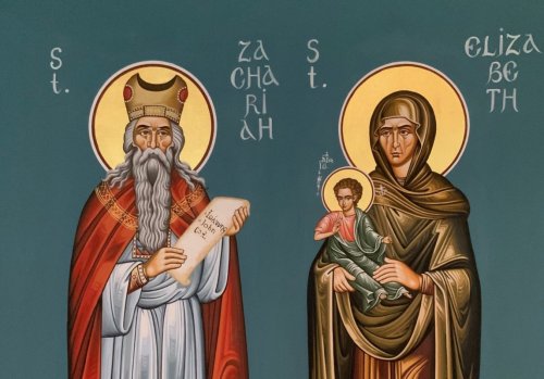 Sf. Proroc Zaharia şi Dreapta Elisabeta, părinţii Sf. Ioan Botezătorul