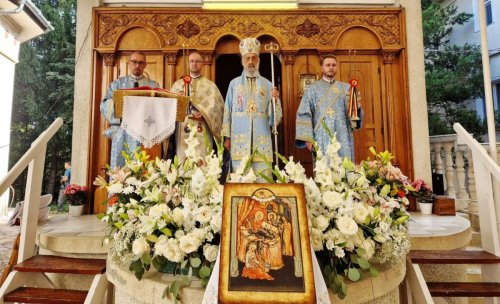 Slujire arhierească la Mănăstirea „Nașterea Maicii Domnului” de la Recea, Mureş