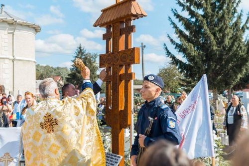 Sfințire de troiță în Protoieria Onești