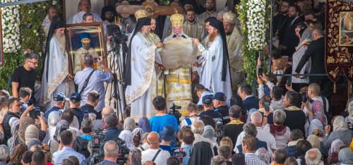 Proclamarea locală a canonizării Sfântului Cuvios Mucenic Gherasim de la Tismana