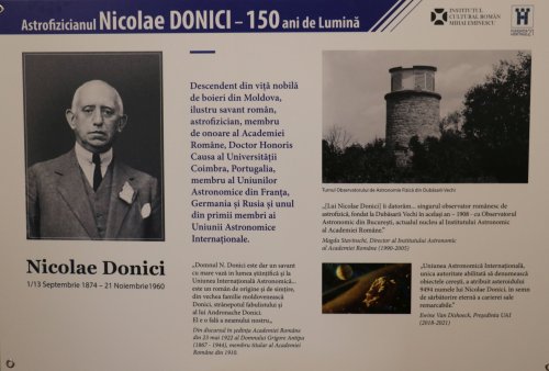 Expoziţie dedicată astronomului Nicolae Donici