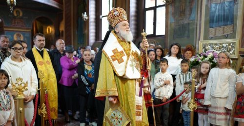 Popas de rugăciune la o biserică din Oltenița