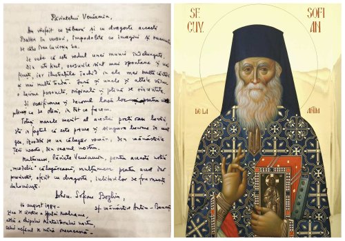 Printre icoane și spovedanii, cu ochii mereu ațintiți către cer