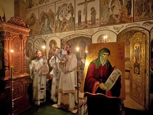 Priveghere în cinstea Sfântului Gherasim din Kefalonia la Mănăstirea Giurgeni