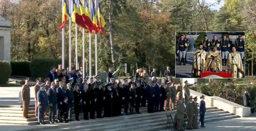 Ceremonie militară și religioasă în Parcul Carol I de Ziua Armatei Române