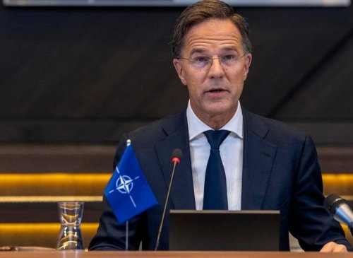 Mark Rutte la București