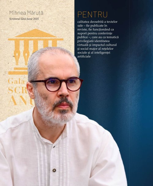 Conferințe la Gala „Scriitorii Anului”