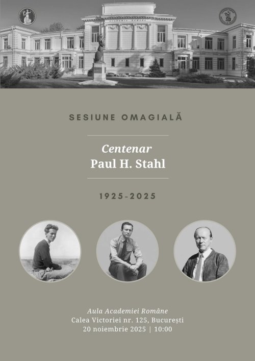 Centenarul Paul H. Stahl marcat la Academia Română