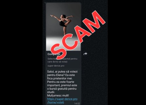 Nouă campanie înșelătoare online