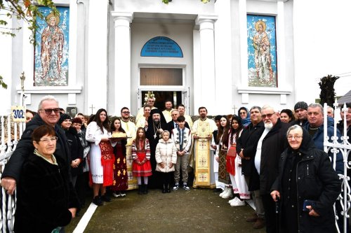 Binecuvântarea lucrărilor la biserica filiei bănățene Iam