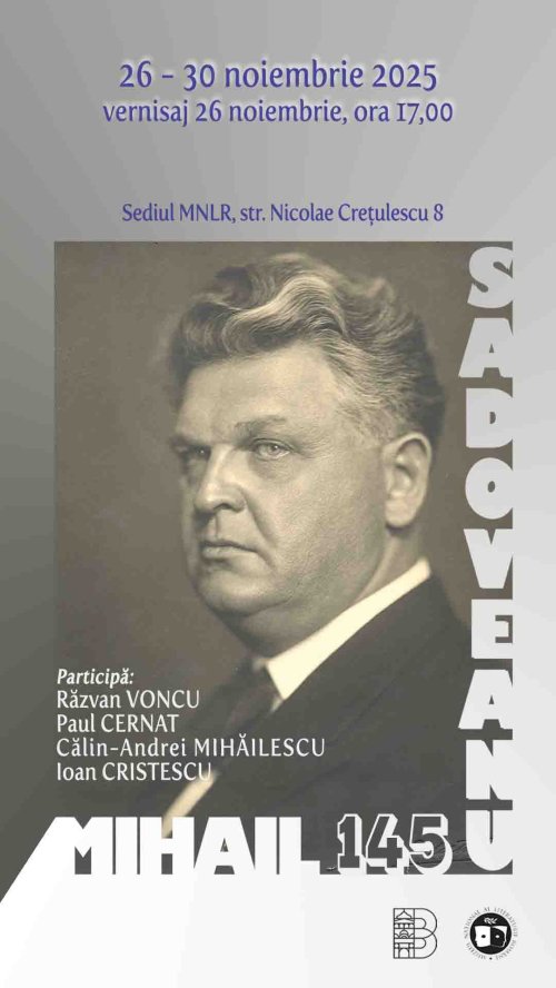 Mihail Sadoveanu, 145 de ani de la naștere