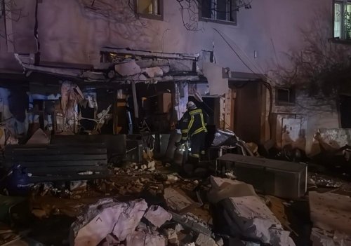 Explozie într-un apartament din Buftea