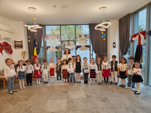 Români mici cu inimi mari la Grădinița „Buna Vestire” a Patriarhiei Române