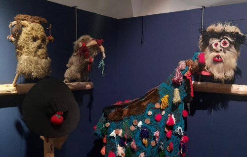 Măști populare românești expuse în Cehia