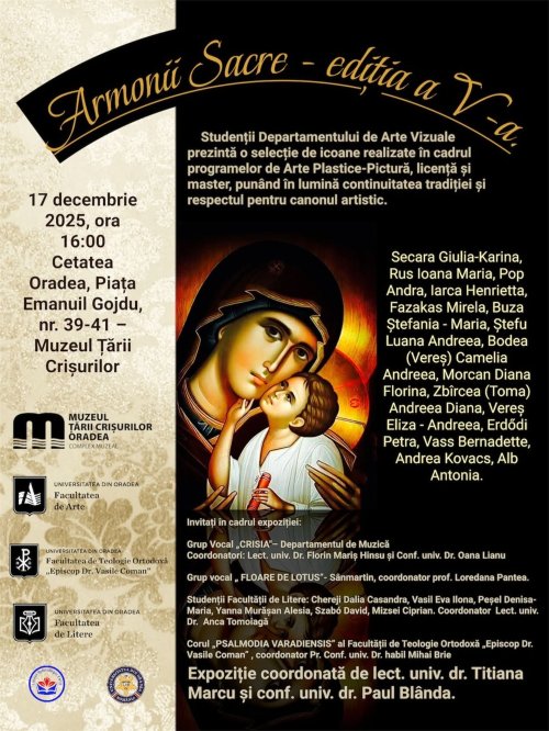 Expoziție de icoane la Oradea