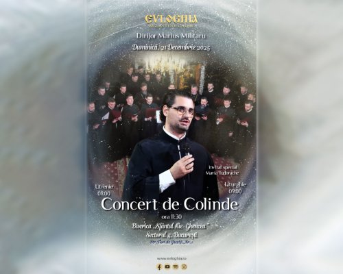 Grupul psaltic „Evloghia” la Biserica „Sfântul Ilie”‑Ghencea