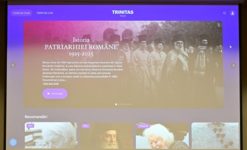 TRINITAS FILM, prima platformă de streaming cu profil creștin‑ortodox