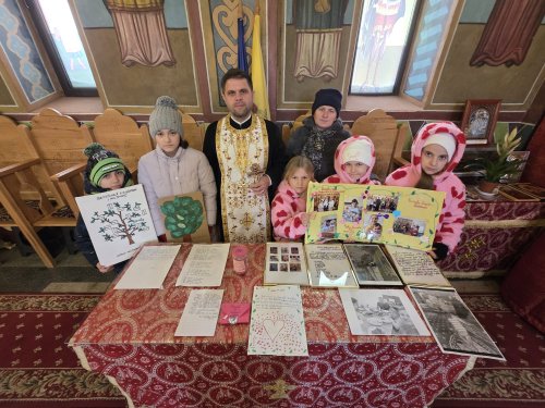 Familia surprinsă în imagini și cuvinte de mulțumire la o parohie din Călărași