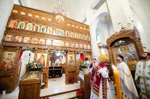 Sfințirea catapetesmei unei biserici din Constanța