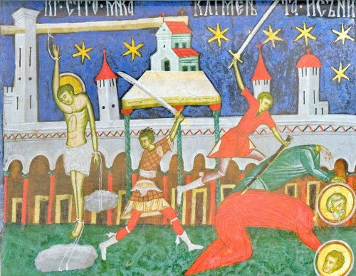 Sf. Sfinţit Mc. Clement, Episcopul Ancirei; Sf. Mc. Agatanghel; Sf. Părinţi de la Sinodul al VI-lea Ecumenic