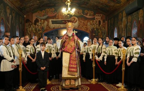 Popas de rugăciune la biserică din Lehliu Gară