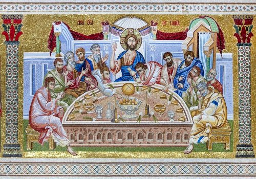 Marcu 14, 10-42 (Iisus mănâncă Paștile cu ucenicii Săi)
