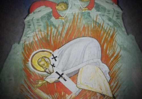 Sf. Sfinţit Mc. Policarp, Episcopul Smirnei; Sf. Gorgonia (Începutul Postului Sfintelor Paşti. Zi aliturgică. Canonul Mare)