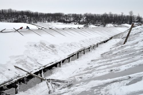 Pagube în solariile din Buzău