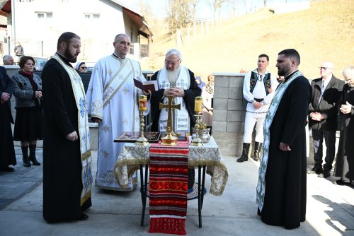 Binecuvântarea noii case parohiale din Guga, Protopopiatul Dej