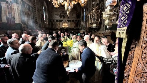 Slujbă de pomenire pentru diaconul Ion Creangă și familia sa la Schitul Vovidenia
