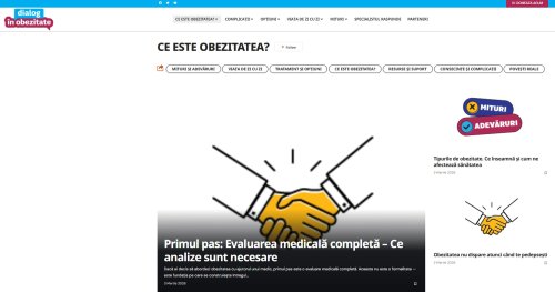 Site medical informativ privind obezitatea