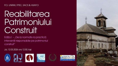 Conferință despre intervențiile asupra monumentelor istorice