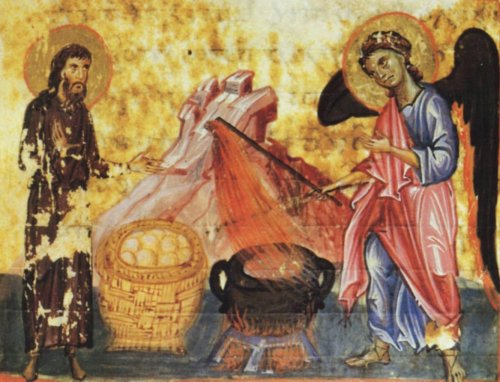 „Tronul Lui, flăcări de foc”