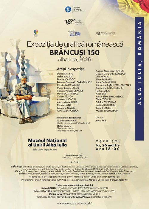„Brâncuși 150” la Alba Iulia