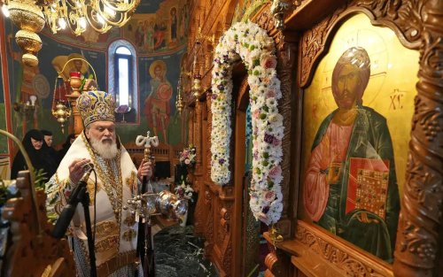 Slujire arhierească la Mănăstirea Chiroiu din Ialomița