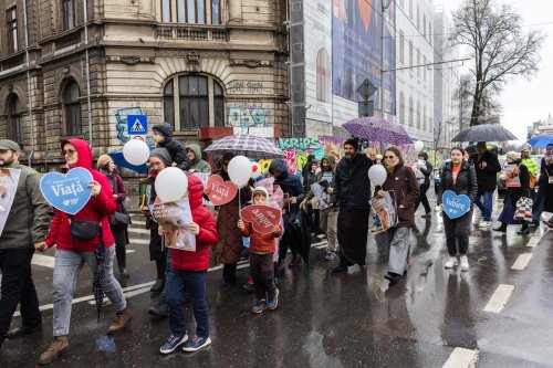 Marșul pentru ocrotirea vieții, în Capitală