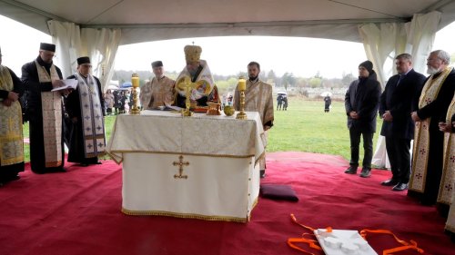 Piatră de temelie pentru noua biserică din Cisnădie