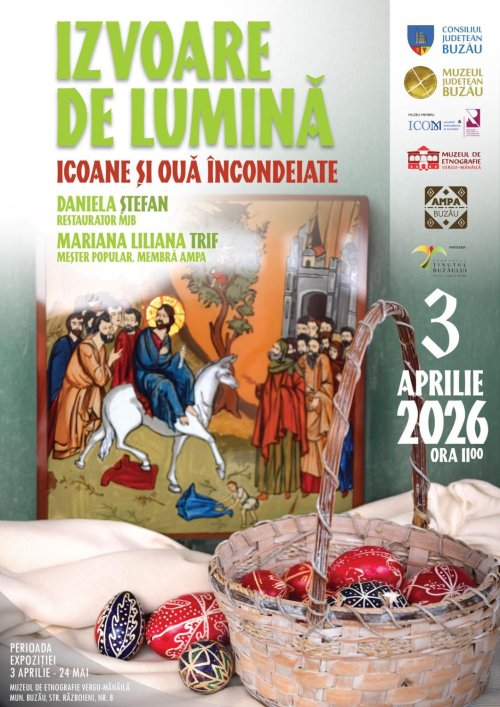 Expoziție de icoane și ouă încondeiate la Buzău