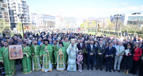 Băimărenii în procesiune de Florii