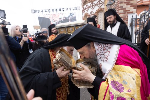 Capul Sfântului Mare Mucenic Gheorghe la Mănăstirea Pantocrator