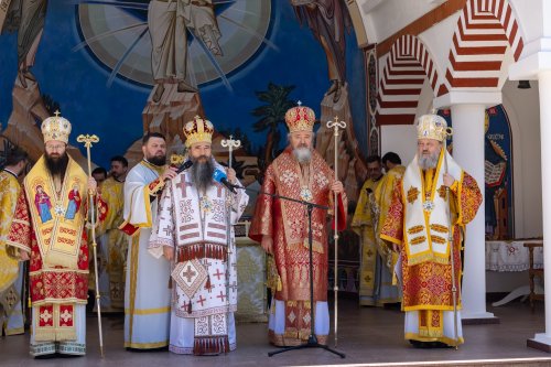 Prinos de laudă Sfântului Gheorghe, în prezența moaștelor sale 