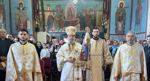 Slujbă de târnosire la biserica din Telechiu, Protopopiatul Oradea