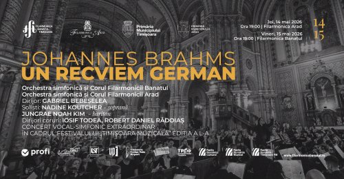 Brahms, în ediţie jubiliară a Festivalului „Timişoara Muzicală“